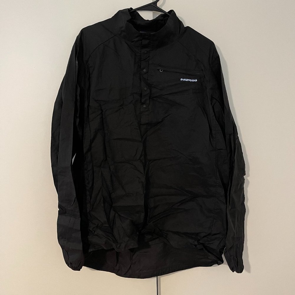 Patagonia Houdini Pullover, Black, Size XL